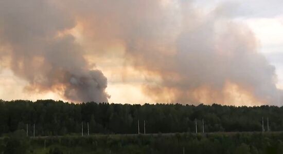 На территории воинской части в Красноярском крае произошел взрыв