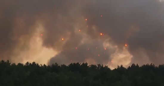 На территории воинской части в Красноярском крае произошел взрыв