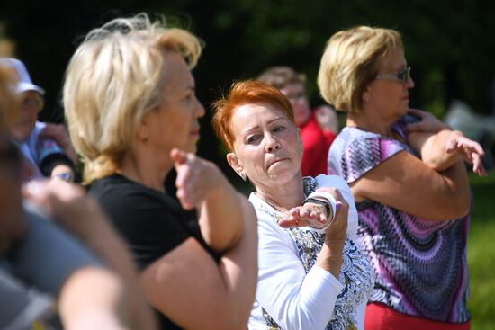 Спартакиада для участников проекта "Московское долголетие"