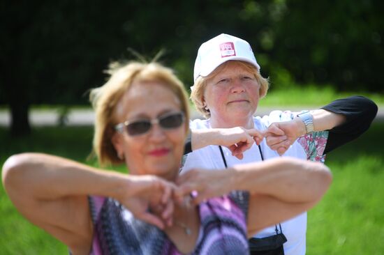 Спартакиада для участников проекта "Московское долголетие"