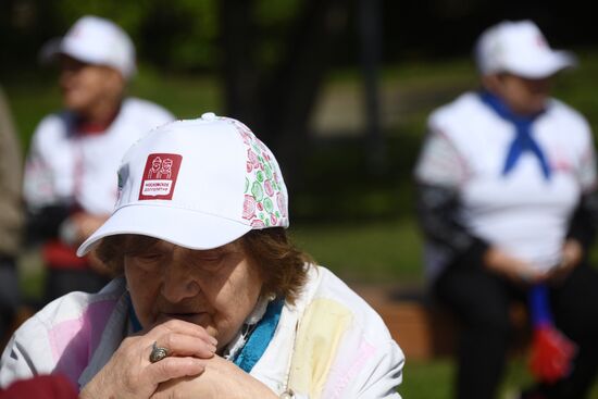 Спартакиада для участников проекта "Московское долголетие"