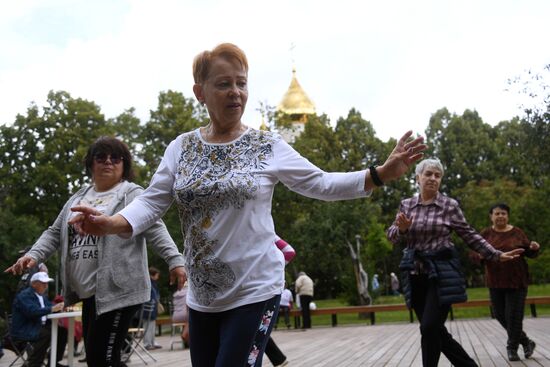 Спартакиада для участников проекта "Московское долголетие"