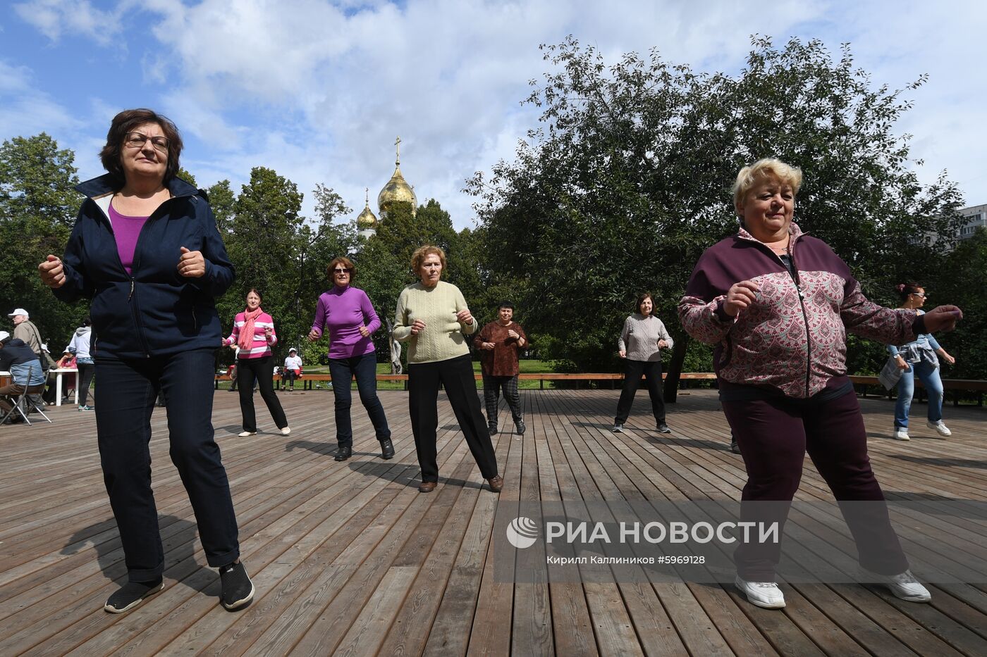 Спартакиада для участников проекта "Московское долголетие"