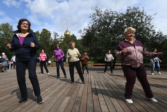 Спартакиада для участников проекта "Московское долголетие"