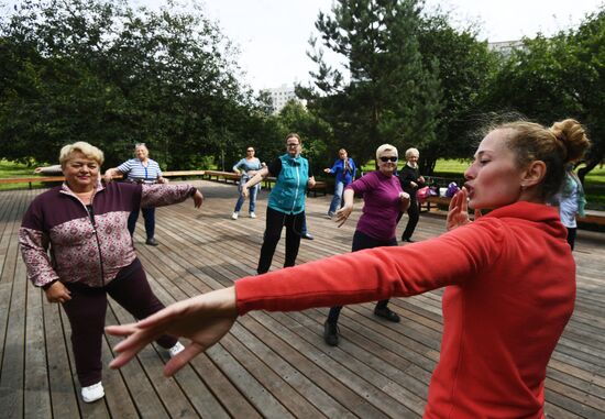 Спартакиада для участников проекта "Московское долголетие"