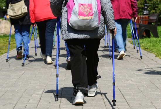 Спартакиада для участников проекта "Московское долголетие"