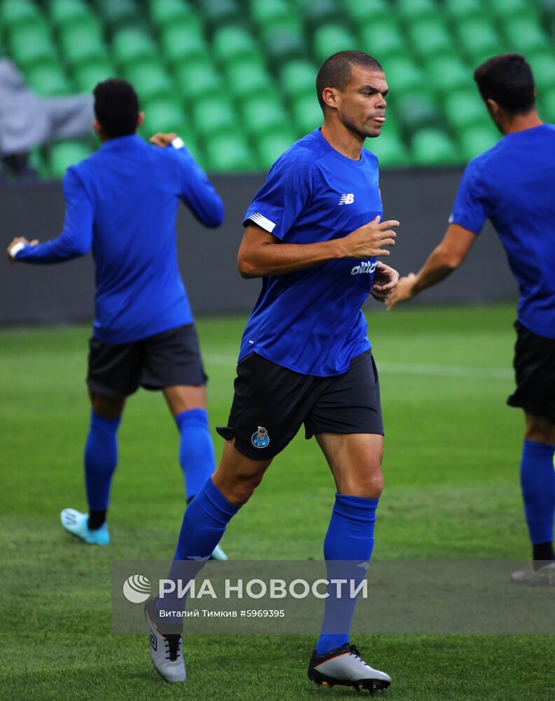 Футбол. Лига чемпионов. Тренировка ФК "Порту"