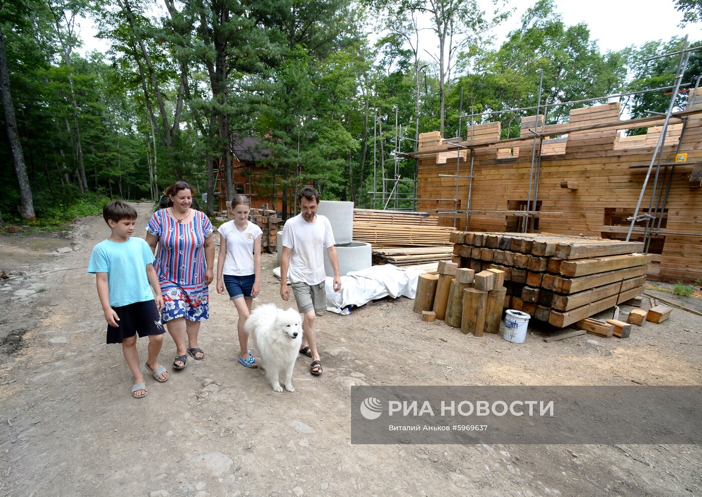 Строительство лесной школы на «дальневосточном гектаре»  в Приморье 