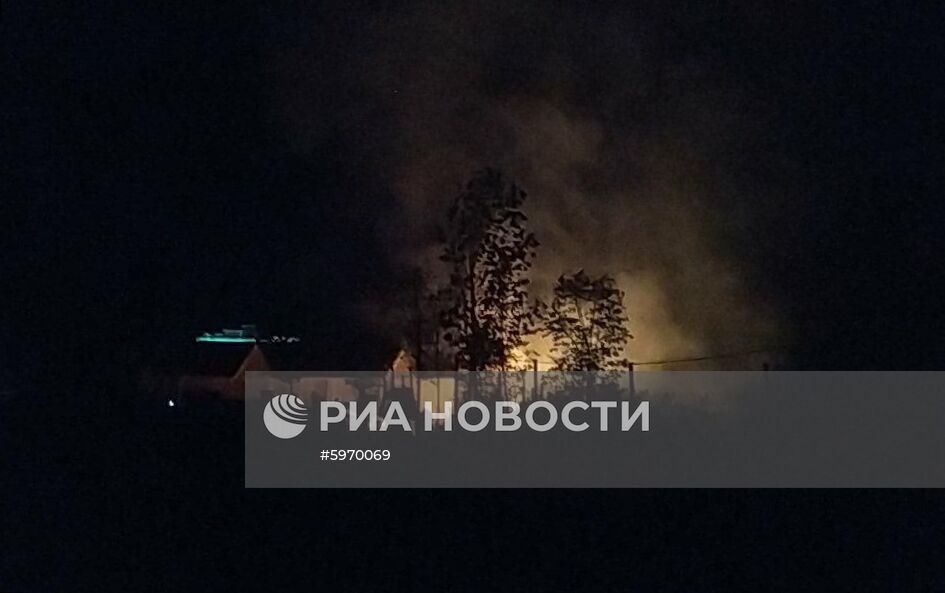 Ситуация около резиденции бывшего президента Киргизии Алмазбека Атамбаева