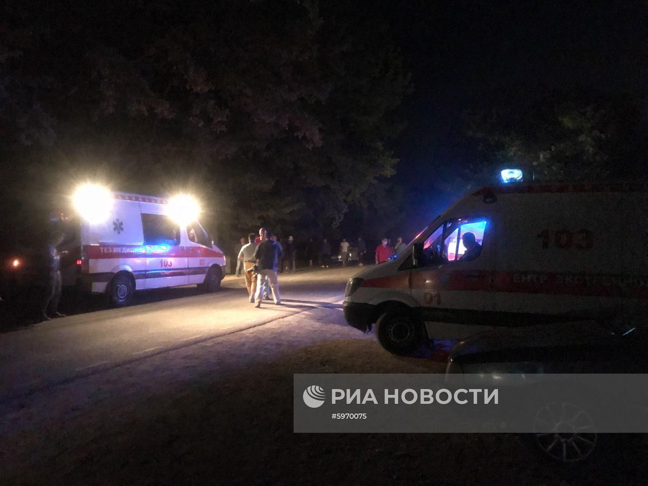 Ситуация около резиденции бывшего президента Киргизии Алмазбека Атамбаева