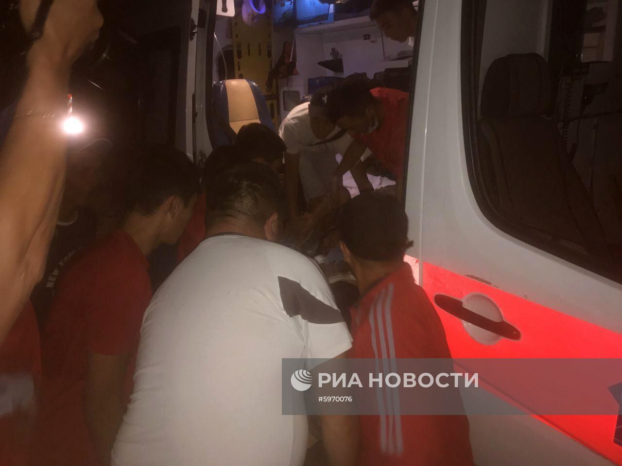 Ситуация около резиденции бывшего президента Киргизии Алмазбека Атамбаева