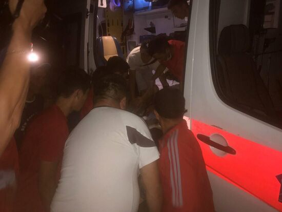 Ситуация около резиденции  бывшего президента Киргизии Алмазбека Атамбаева