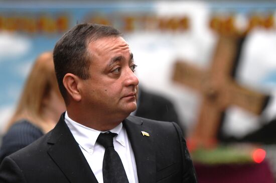 Мероприятия в память о погибших в результате военных действий в августе 2008