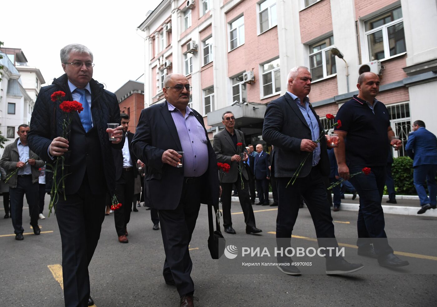 Мероприятия в память  о погибших в результате военных действий в августе 2008