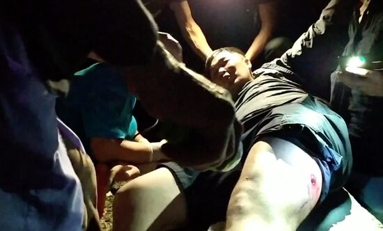 Ситуация около резиденции  бывшего президента Киргизии Алмазбека Атамбаева