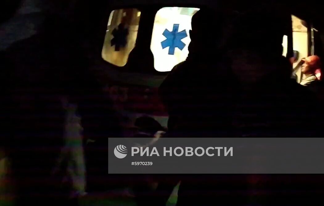 Ситуация около резиденции бывшего президента Киргизии Алмазбека Атамбаева