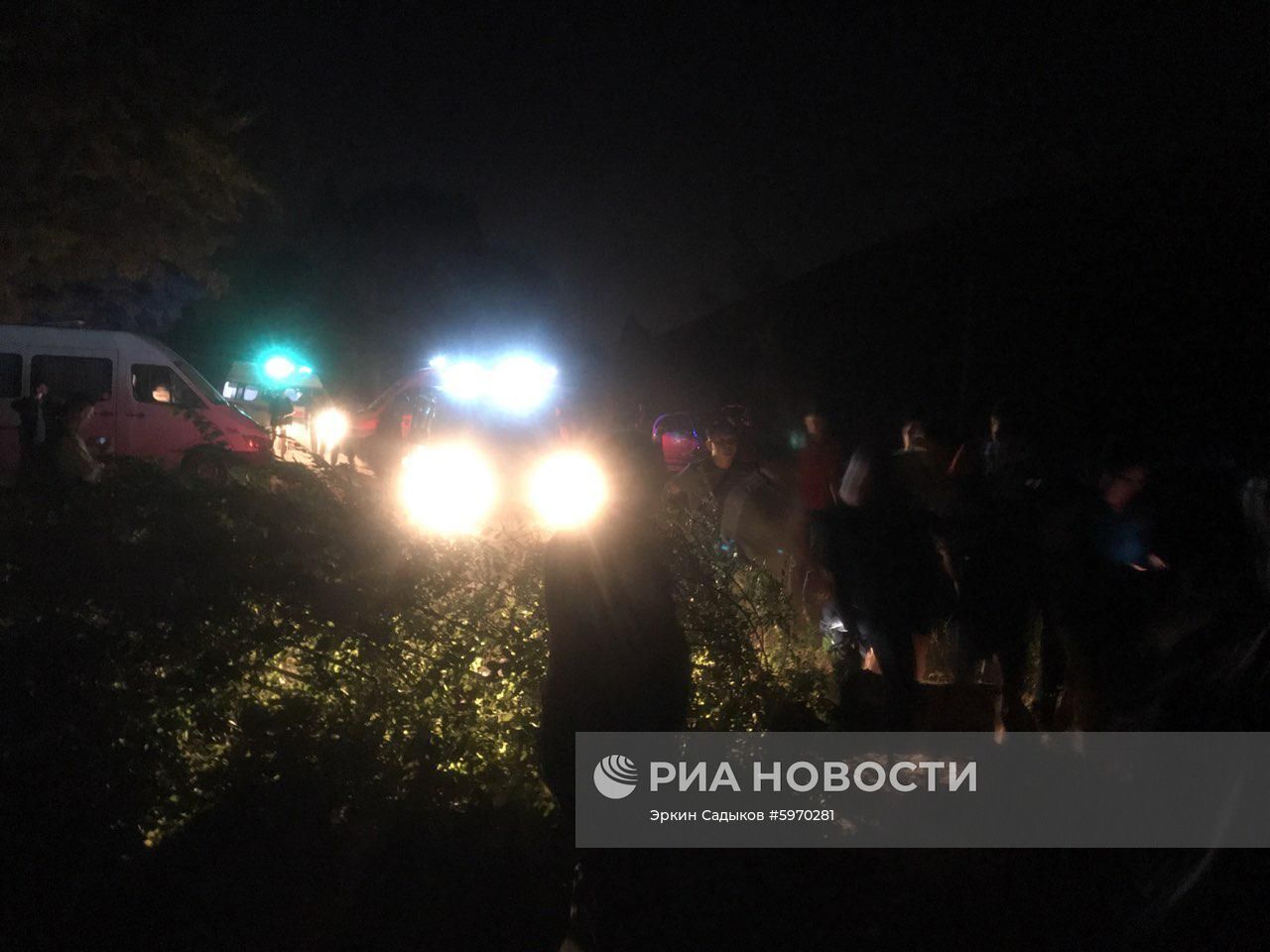 Ситуация около резиденции бывшего президента Киргизии Алмазбека Атамбаева