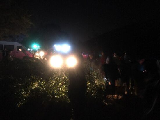 Ситуация около резиденции бывшего президента Киргизии Алмазбека Атамбаева