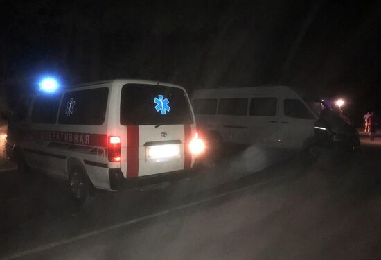 Ситуация около резиденции бывшего президента Киргизии Алмазбека Атамбаева