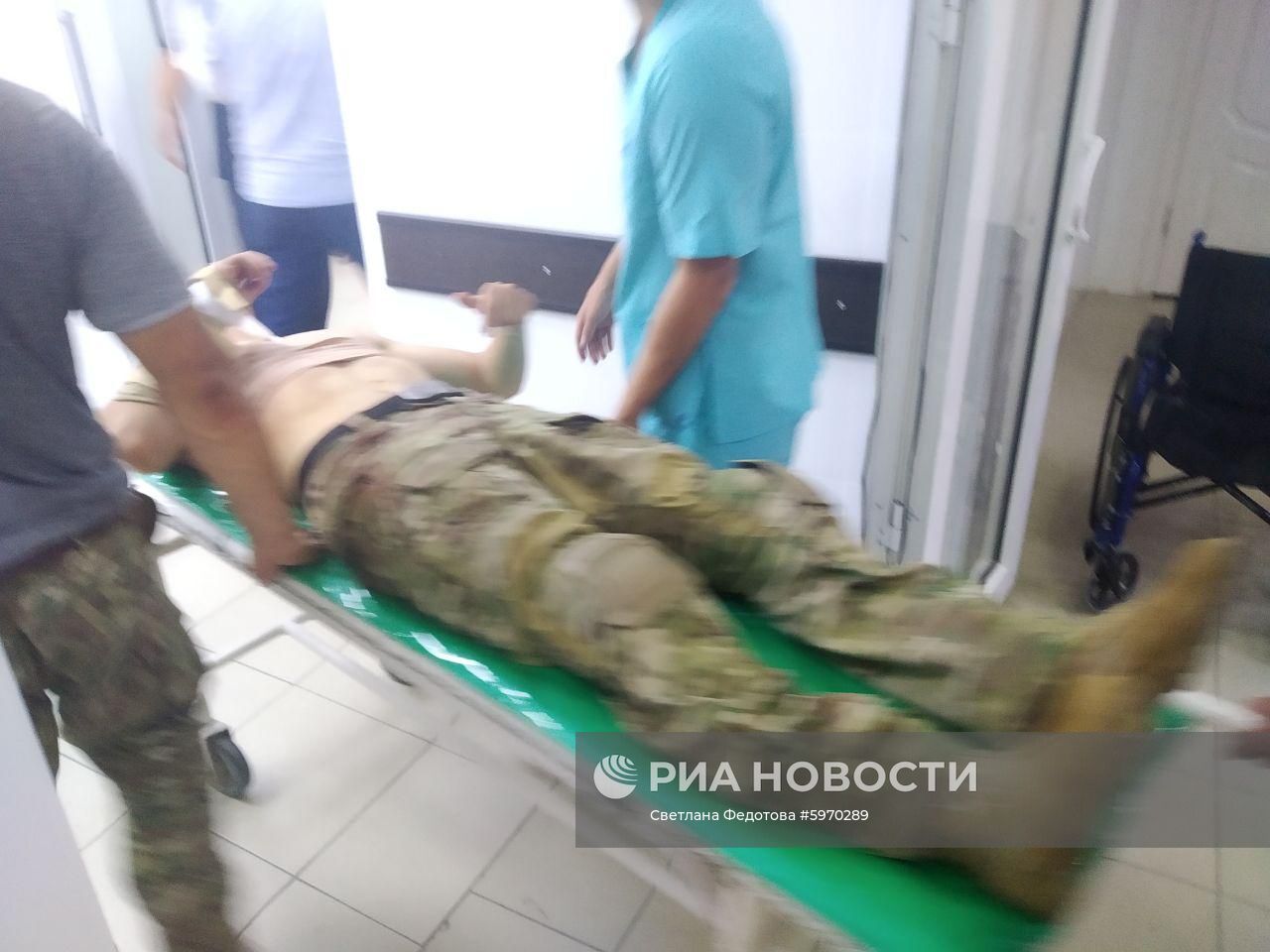 Ситуация около резиденции бывшего президента Киргизии Алмазбека Атамбаева