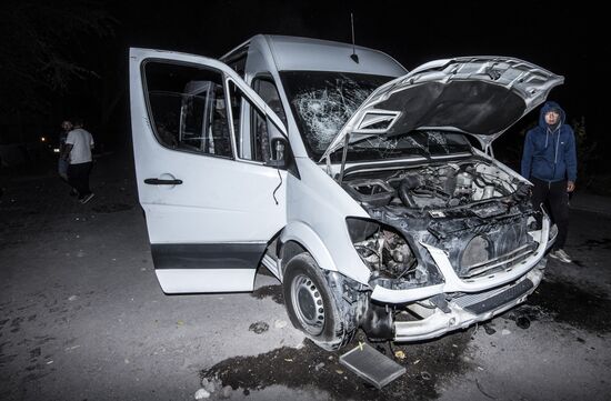 Ситуация около резиденции бывшего президента Киргизии Алмазбека Атамбаева