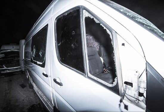 Ситуация около резиденции бывшего президента Киргизии Алмазбека Атамбаева