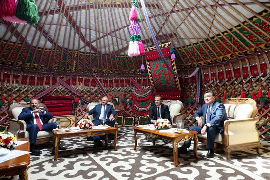 Премьер-министр РФ Д. Медведев принял участие в заседании Евразийского межправительственного совета стран ЕАЭС