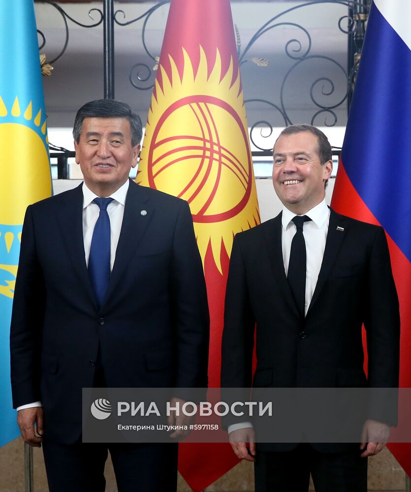 Премьер-министр РФ Д. Медведев принял участие в заседании Евразийского межправительственного совета стран ЕАЭС