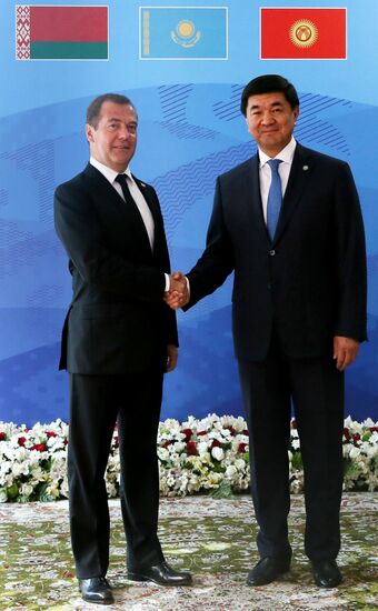 Премьер-министр РФ Д. Медведев принял участие в заседании Евразийского межправительственного совета стран ЕАЭС