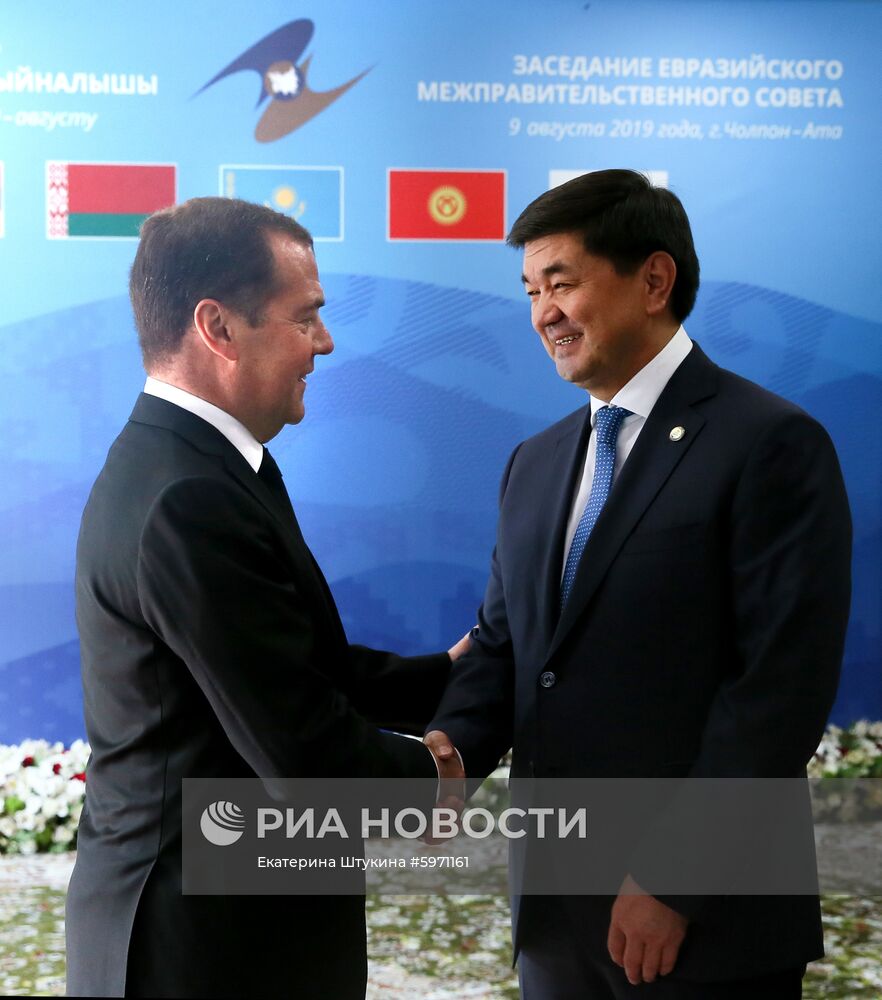 Премьер-министр РФ Д. Медведев принял участие в заседании Евразийского межправительственного совета стран ЕАЭС