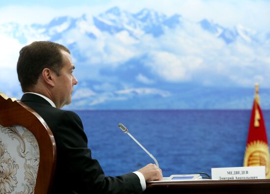 Премьер-министр РФ Д. Медведев принял участие в заседании Евразийского межправительственного совета стран ЕАЭС