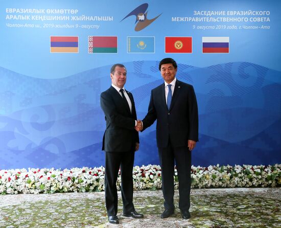 Премьер-министр РФ Д. Медведев принял участие в заседании Евразийского межправительственного совета стран ЕАЭС