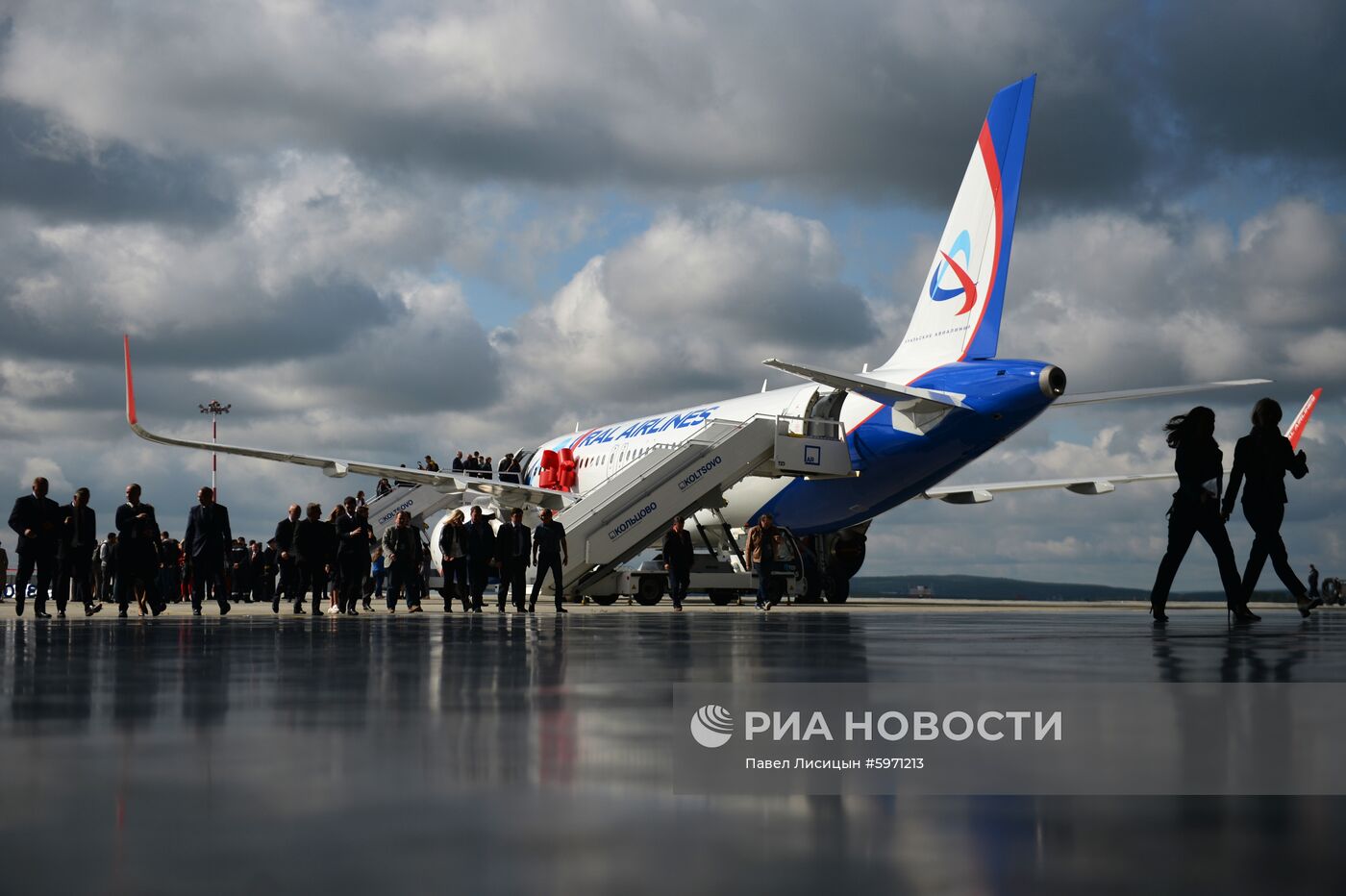 Презентация нового самолета Airbus A320neo авиакомпании "Уральские авиалинии"