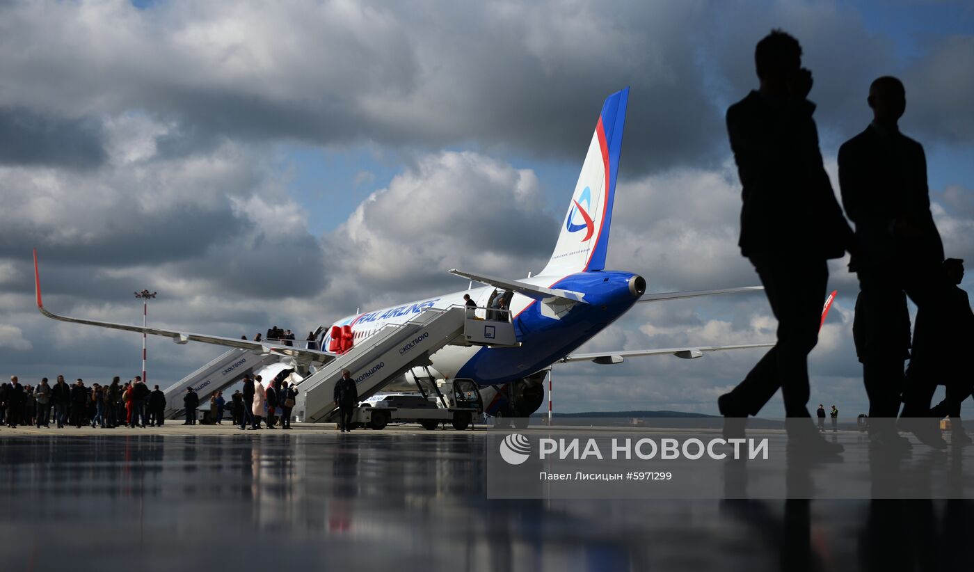 Презентация нового самолета Airbus A320neo авиакомпании "Уральские авиалинии"