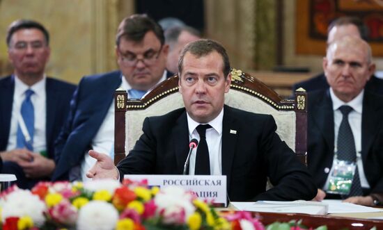 Премьер-министр РФ Д. Медведев принял участие в заседании Евразийского межправительственного совета стран ЕАЭС
