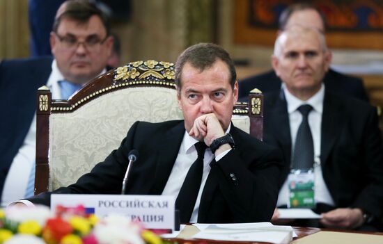 Премьер-министр РФ Д. Медведев принял участие в заседании Евразийского межправительственного совета стран ЕАЭС
