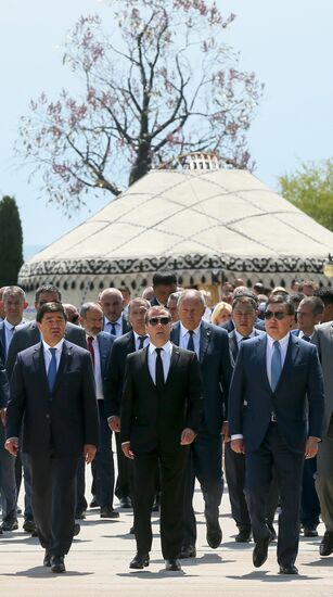 Премьер-министр РФ Д. Медведев принял участие в заседании Евразийского межправительственного совета стран ЕАЭС