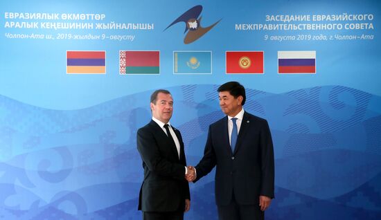 Премьер-министр РФ Д. Медведев принял участие в заседании Евразийского межправительственного совета стран ЕАЭС