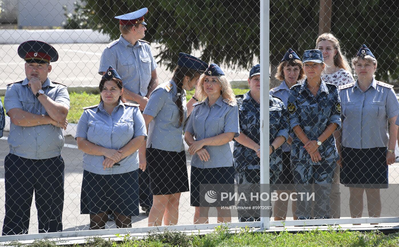 Футбольный матч с участием А.Кокорина и П. Мамаева в колонии