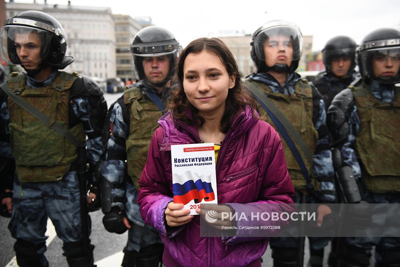 Акция в поддержку незарегистрированных кандидатов в Мосгордуму