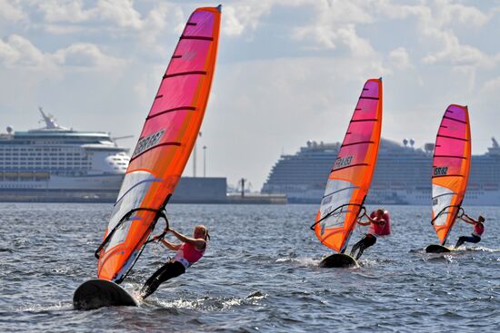 Чемпионат мира по виндсерфингу среди юниоров в Санкт-Петербурге