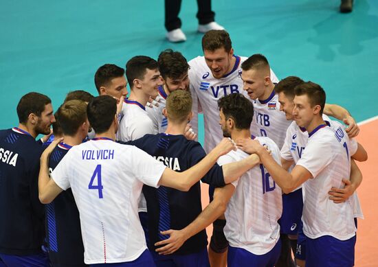 Волейбол. Мужчины. Олимпийский отбор. Матч Россия - Куба
