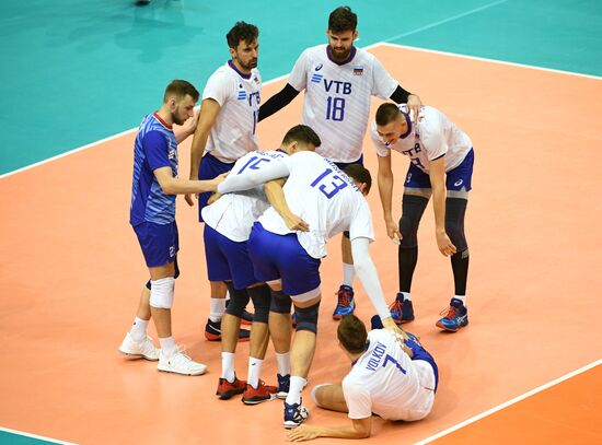 Волейбол. Мужчины. Олимпийский отбор. Матч Россия - Куба