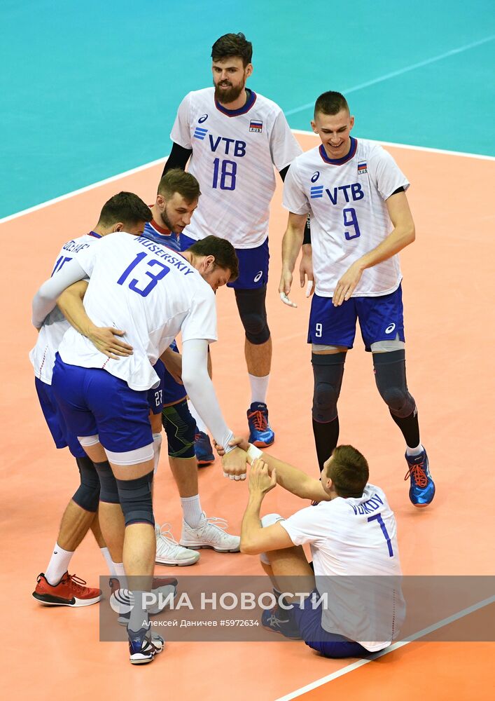 Волейбол. Мужчины. Олимпийский отбор. Матч Россия - Куба