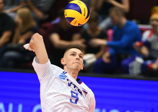 Волейбол. Мужчины. Олимпийский отбор. Матч Россия - Куба