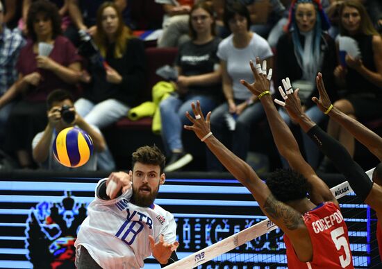 Волейбол. Мужчины. Олимпийский отбор. Матч Россия - Куба