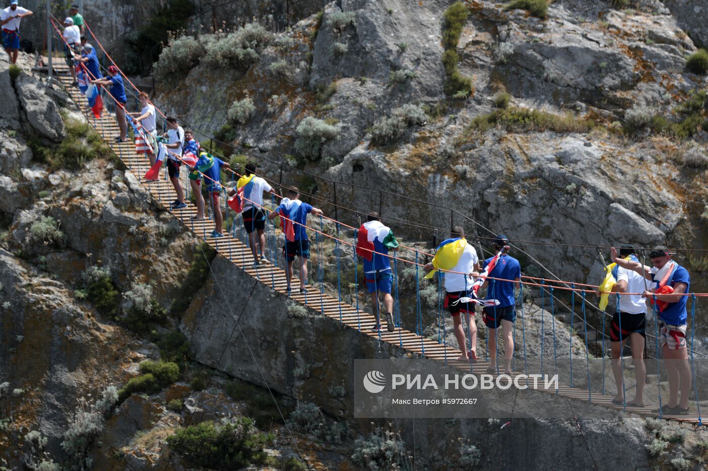 Кубок мира по клифф-дайвингу в Крыму