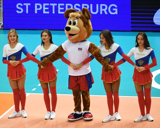 Волейбол. Мужчины. Олимпийский отбор. Матч Россия - Куба