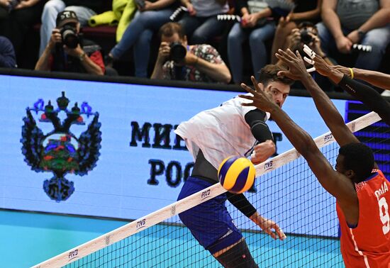 Волейбол. Мужчины. Олимпийский отбор. Матч Россия - Куба