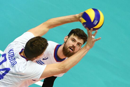 Волейбол. Мужчины. Олимпийский отбор. Матч Россия - Куба